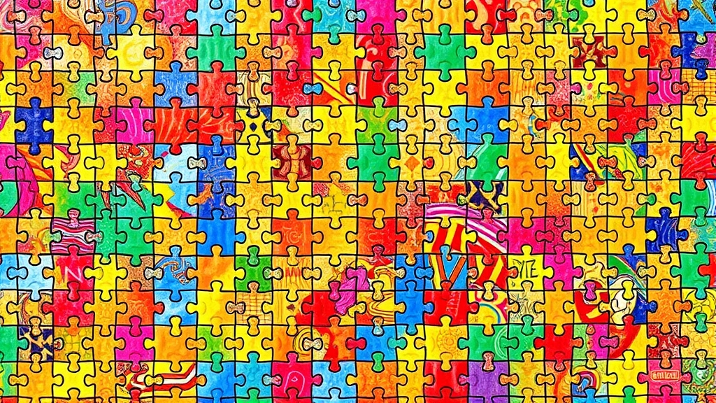 Complete solved Kanoodle puzzle with all pieces perfectly fitted, satisfying completion view, colorful pieces forming cohesive pattern, bright display, achievement moment captured