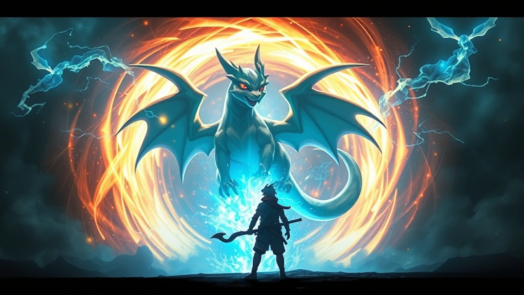 A legendary Pokémon emerging majestically from swirling energy vortex with determined trainer facing it, dramatic lighting and atmospheric effects, photorealistic fantasy art