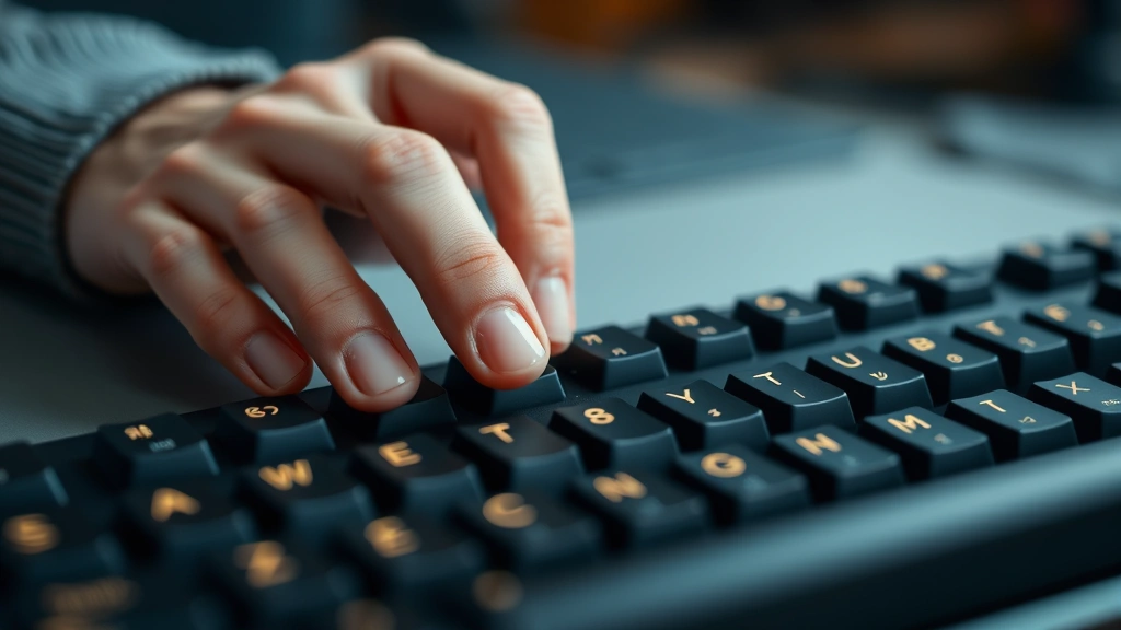 Close-up of experienced gamer's hands positioned over mechanical keyboard spacebar, showing proper technique and finger placement for competitive clicking